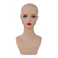 thumbnail image 2 of Xuanheng Female Mannequin Head Manikin Head Bust Versatile Display Prop Tabletop Display Style A, 2 of 7
