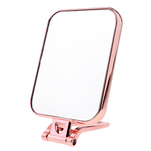 Xuanheng makeup mirror, square pedestal mirror Pink