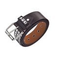 thumbnail image 2 of kurtrusly Premium Studded Belt All-match Unique Gift Various Size Metal Punk Rivet Belt For Men And Women Women Riveted Metal Belt coffee 110cm 1Set, 2 of 6