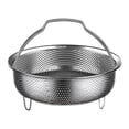 thumbnail image 1 of XIPYYKM Stainless Steel Steamer Basket for Pot, 8.66inch/22cm Vegetable Steamer Basket Insert Steaming Rack with Handle, Vegetables Fruit Strainers and Colanders for Home Kitchen Cooking, 1 of 9