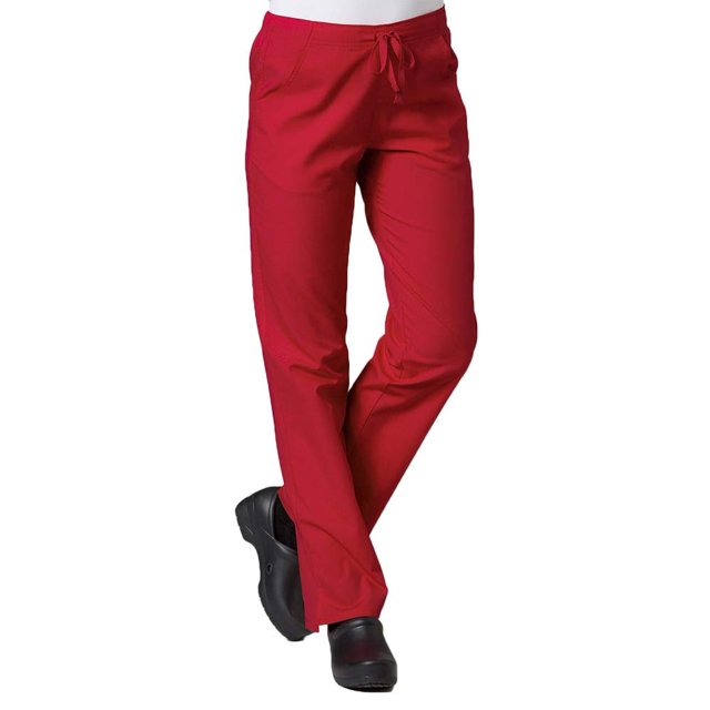 Red Panda Women's Half Drawstring Straight Leg Scrub Pant
