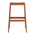 thumbnail image 4 of CorLiving Miramar Solid Wood Backless Bar Height Outdoor Bar Stools, Brown (Set of 2), 4 of 8