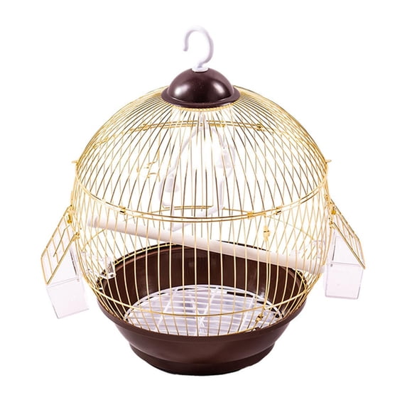Tachiuwa Cage à Oiseaux Fournitures pour Animaux Maison pour Animaux Support pour Perroquet Cage pour Ara Cacatoès Canari Or