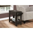 thumbnail image 1 of Monarch Specialties Accent Table, Side, End, Storage, Lamp, Living Room, Bedroom, Laminate, Brown, Transitional, 1 of 4