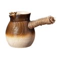 thumbnail image 3 of GROWTH TANK Ceramic Teapot Porcelain Tea Pot Loose Leaf Tea Pot Tea Kettles Tea Maker Kettle 401ml Yellow, 3 of 9