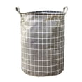 thumbnail image 3 of Hearth & Gear Patterned Linen Laundry Hamper Without Lid Large Open Top Stylish And Breathable Fabric For Bedroom Or Bathroom Easy And Durable Design Basketball Laundry Hamper Laundry Hamper with And, 3 of 5
