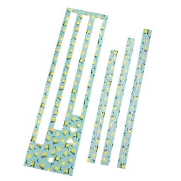 Ensemble de Gabarits de Fermeture Éclair pour Outils de Mesure pour Débutants – Trousse de Motifs de Poche en Acrylique pour Fermetures Éclair de 7/8/9 Po Bricolage Aide à la Couture