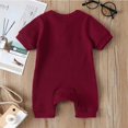 thumbnail image 4 of Newborn Baby Short Sleeve Knitted Romper One-Piece Clothes, 4 of 4