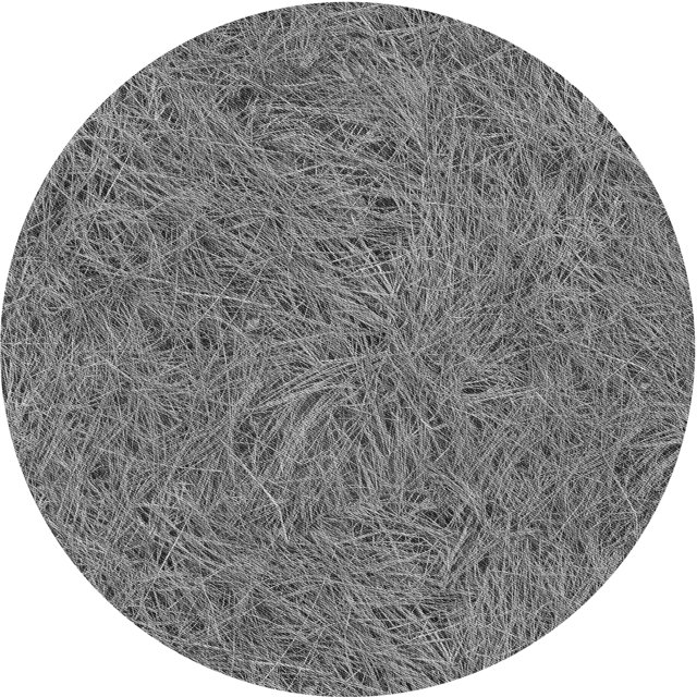 Ahgly Tapis Rond Lavable en Machine Intérieur Transitionnel Gris Canon, 6 Pieds Rond