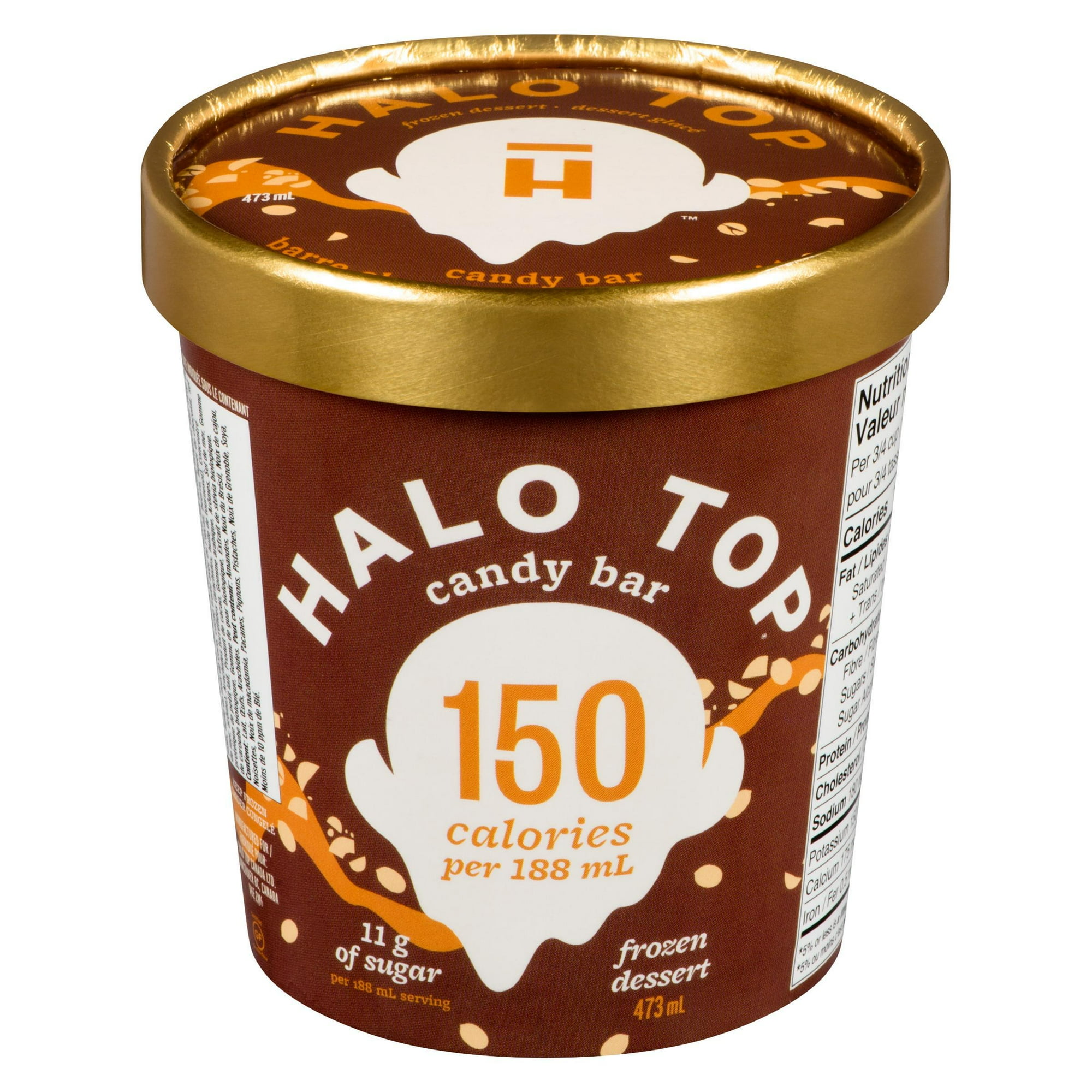Halo Top Barre de Chocolat Dessert Glacé