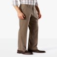thumbnail image 2 of CHOK Coupe Droite pour Hommes Kaki Facile avec Extensible, 2 of 6