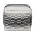 thumbnail image 4 of HOME TRENDS OMBRE TRIANGLES POUF, 4 of 5