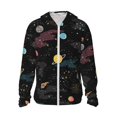 thumbnail image 1 of Lsque Galaxy Pattern UPF 50+ Lightweight Sun Protection Men's Women's Long Sleeve Shirt, Hoodie Performance -Large, 1 of 7