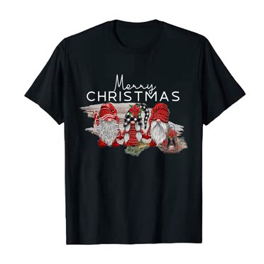 Hauts pour Femmes Aguichant Décontracté Chemise de Noël Imprimée Drôle Lettre T-Shirt Manches Courtes Tee Décontracté Hauts Manches Courtes pour Femmes Hauts Décontractés pour Femmes Hauts de Noël pour Femmes