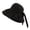Black, variant on FhsagQ Hats Mens Hats Winter Women's Fashionable Solid Color Striped Bow Headscarf Ladies B Hat Hats for Men Snap Back Country Mens Hats And Caps Fitted Grey One Size