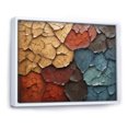 thumbnail image 2 of Designart Tree Redbrown framed wall art decor, Tree Redbrown framed wall Art, Blue Beige Abstract Redbrown Tree composition , Traditional White Framed Wall Art, White Color Frame, 2 of 5