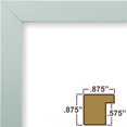 thumbnail image 4 of Craig Frames Confetti, 11 x 14 Inch Modern Light Blue Picture Frame Matted to Display an 8 x 10 Inch Photo, 4 of 4