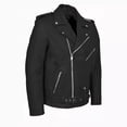 thumbnail image 5 of Pisexur Faux Leather Jacket Men Men's Motorcycle Leather Jacket Top With Zipper Plus Size Leather Jacket Motorcycle Jacket, 5 of 5