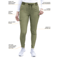 thumbnail image 4 of Adar Pro Pantalon de Jogging de Yoga Ultime pour Femmes, Noir, 4, 4 of 8