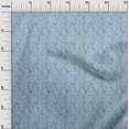 thumbnail image 3 of oneOone Velvet Dusty Violet Fabric Florals Fabric For Sewing Printed Craft Fabric By The Yard 58 Inch Wide, 3 of 4