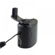Portable Manual USB Charger Emergency Hand Crank Mobile Phone Generator Dynamo