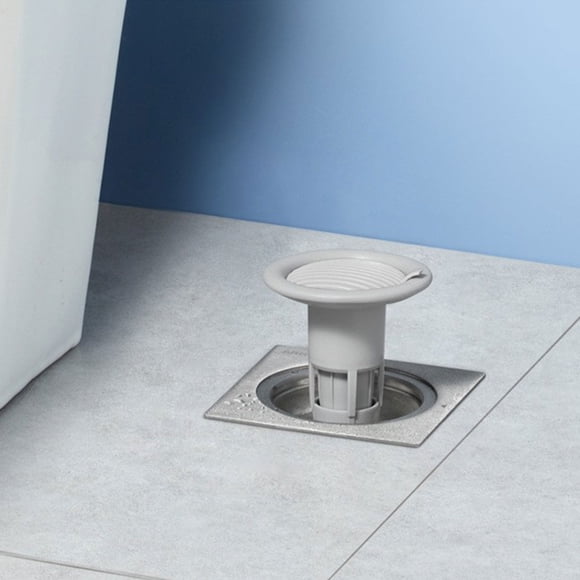 Shower Floor Drain Backflow Preventer Valve | Anti-Odor Sewer Core Plug | Quick Drainage Insert | Universal Fit for Kitchen Bathroom Laundry Basement | 7.5x7.5x9cm | Single Unit