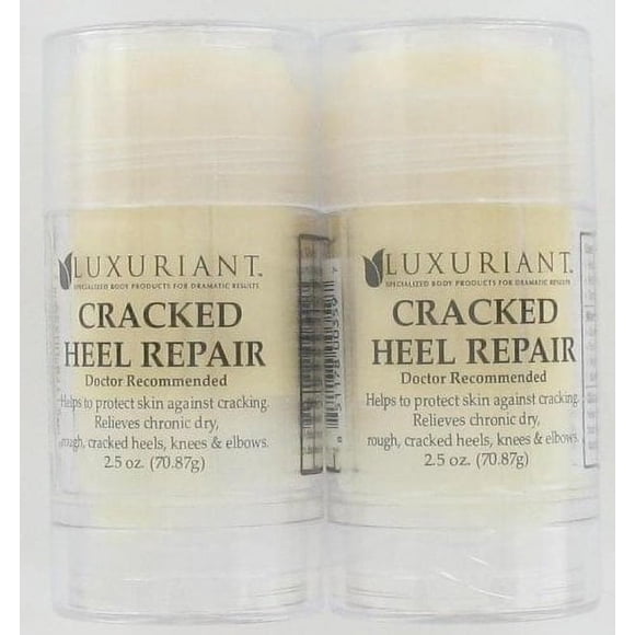 Réparation de Talons Fissurés le Pack Original de Deux Talons 25Oz Secs Fissurés Coudes Genoux Peau