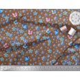 thumbnail image 2 of Soimoi Viscose Chiffon Fabric Butterfly & Flower Print Fabric by the Yard 42 Inch Wide, 2 of 3
