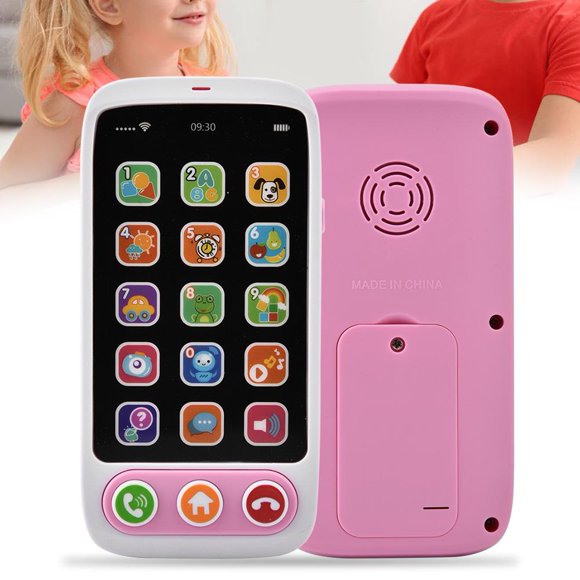 Yosoo Jouet Téléphone Jouer Musique Téléphone Cellulaire Téléphone Mobile Apprentissage Anglais Bébé Enfants Éducation Cadeau, Jouet Drôle, Jouet Dauphin