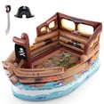thumbnail image 1 of Costway Maisonnette de Jeu Navire Pirate Gonflable avec Moteur Intégré Épée Jouet Gonflable, 1 of 10