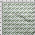 thumbnail image 3 of oneOone Georgette Viscose Green Fabric Florals Sewing Craft Projects Fabric Prints By Yard 42 Inch Wide-4DW, 3 of 4