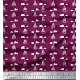 thumbnail image 1 of Soimoi Poly Georgette Fabric Cloud,Fish & Yacht Nautical Print Fabric by Yard 52 Inch Wide, 1 of 3
