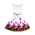 thumbnail image 2 of Robe Fille Tournesol Jardin Col Rabattu Sans Manches 10 Ans, 2 of 4