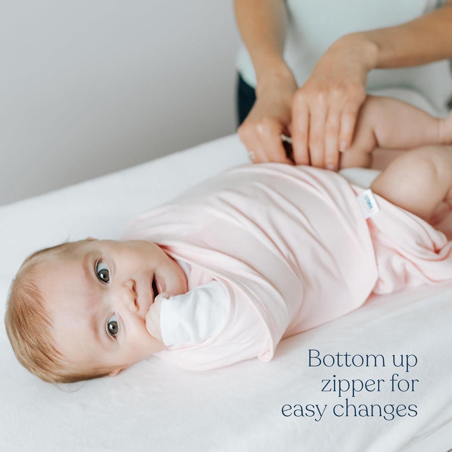 HALO® SleepSack® Swaddle, 100% Cotton, 3-Way Adjustable Wearable Blanket, TOG 1.5, Campsite