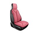 thumbnail image 2 of Pink High Density Foam Core Car Seat Cushion Set Seat Pad Backrest Headrest Triple Set Mesh Cover Ventilated Cooling Automotive Accessory Pink All Seasons Complete Interior Set, 2 of 7