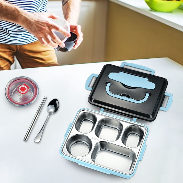 Yhmxh Lunch Box for Kids Kitchen Gadgets Thermal Insulation Bento Box Tableware Set Portable Lunch Box Student Lunch Box Lunch Containers Bentgo Lunch Box for Home School Office Picnic