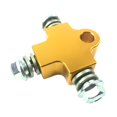 thumbnail image 2 of HILABEE Brake Oil Hose Pipe Three Way Connector Front Double Disc Conversion Kit Gold, 2 of 9