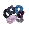 thumbnail image 3 of 6 Pack Velour Scrunchie, 3 of 6