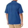 thumbnail image 4 of Dickies Chemise de Travail à Manches Courtes pour Homme, 3X, Bleu Royal, 4 of 5