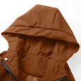 thumbnail image 3 of RXIRUCGD Veste Décontractée Ample pour Hommes à Manches Longues avec Capuche, Café, Taille : m, 3 of 6