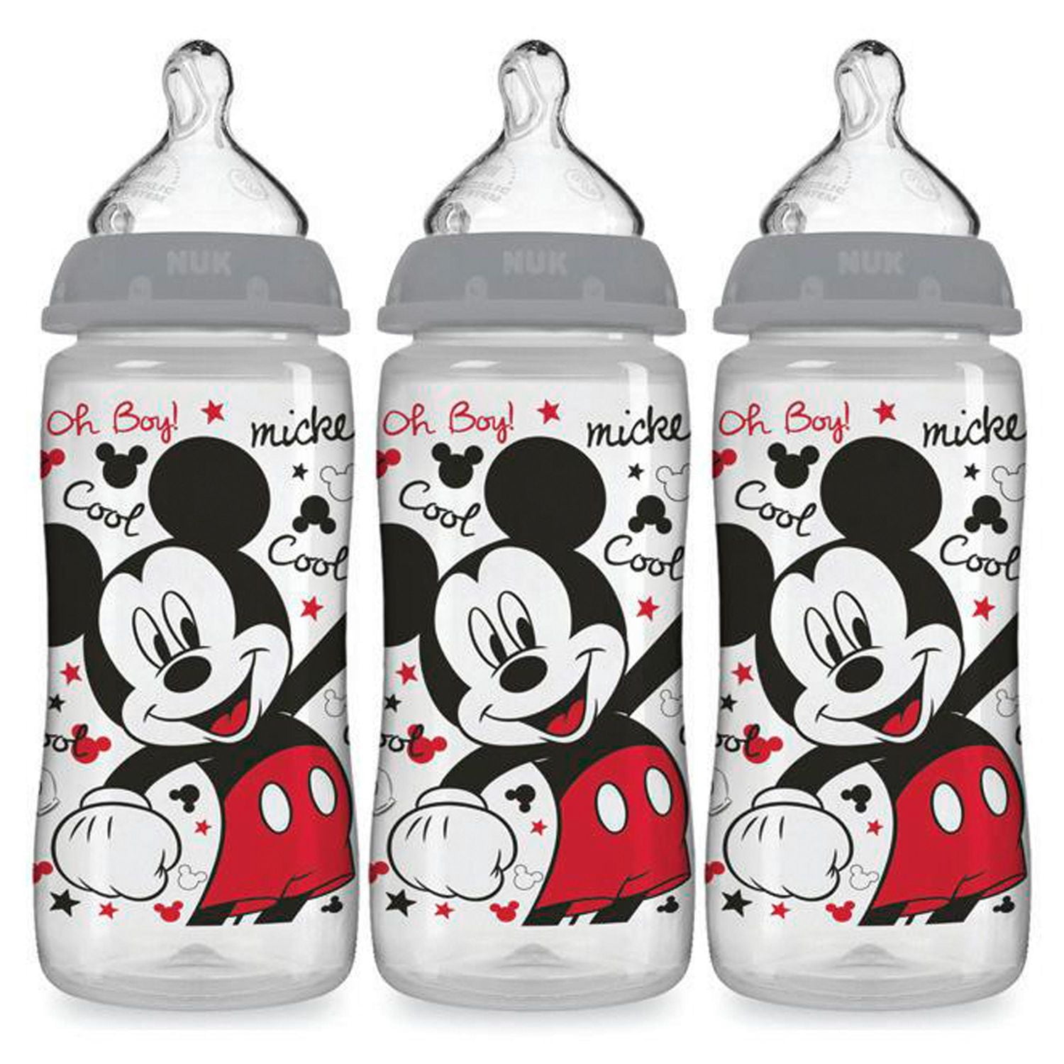 NUK Smooth Flow Disney Bottles, 3x10oz Bottles