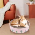 thumbnail image 4 of GROWTH TANK Griffoir pour Chat Tapis de Jeu Interactif Intérieur Griffoir Rose, 4 of 8