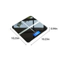 thumbnail image 3 of Cagogo Digital Bathroom Scale, Highly Accurate Body Weight Scale with Large LED Display, USB Rechargeable Glass Bathroom Scale, Smart BMI Scale for Home Gym Fitness Health Tracking, 3 of 9