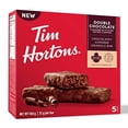 thumbnail image 2 of Tim Hortons Granola Bars, Double Chocolate Flavour, Peanut-free, Individually-wrapped, Made with Canadian Oats, 5 Count, 2 of 7
