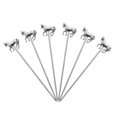 thumbnail image 1 of Aspire 12PCS Stainless Steel Martini Picks / Cocktail Party Picks - Horse, 1 of 6