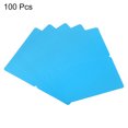 thumbnail image 3 of Unique Bargains Blank Greeting Cards,100pack Favor Decor Foldable Blank Card ,Blue Card Paper, 3 of 5