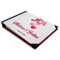 thumbnail image 1 of Darling Souvenir White Hanging Heart Wedding Guest Book Hardbound Guest Sign-In Book Guest Registry Guestbook-9 x 12 Inches, 1 of 4