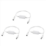 3X 24 Hour Auto Reboot Router Routing Timer Reset Tool DC Power Timing Fiber Modem Router DC Power Manager White,3 x Router restart line,White