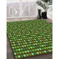 thumbnail image 3 of Ahgly Tapis Rectangulaire Lavable en Machine Intérieur Transitionnel Marron, 2 Pieds x 5 Pieds, 3 of 7
