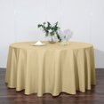 thumbnail image 2 of LNGOOR 108” Wholesale Round Tablecloth Polyester Round Table Linens For Wedding Party Banquet Restaurant -  WHITE, 2 of 11